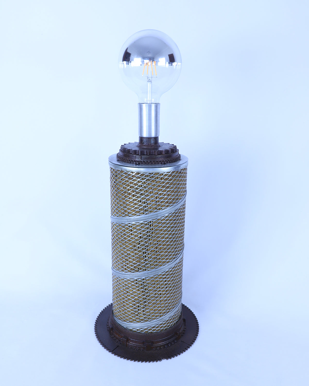 Luminária Filtro de Luz Prateada