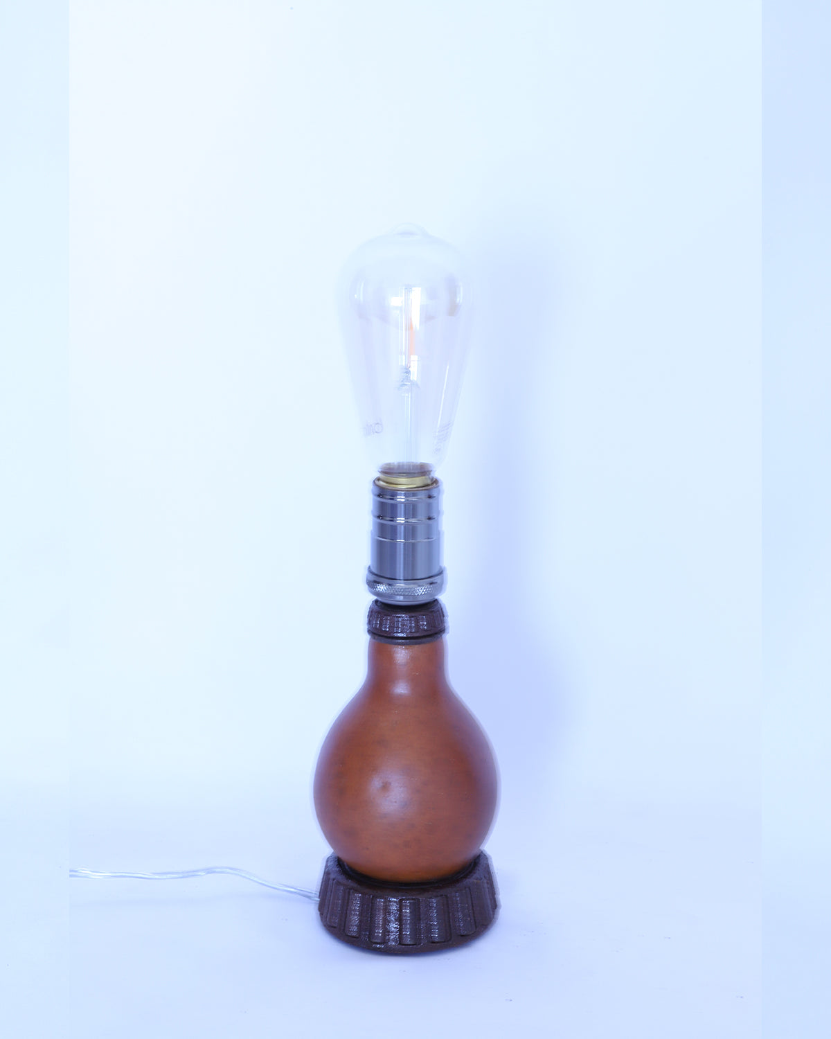 Luminária Cabacinha Bocal Antigo Prateado