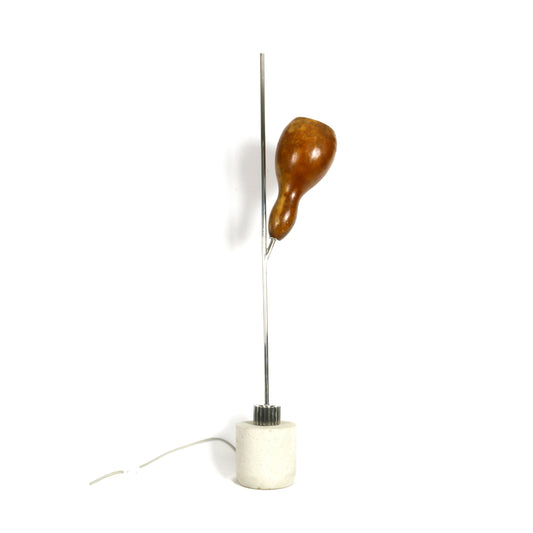 Luminária Beleza Pura Inox Mesa