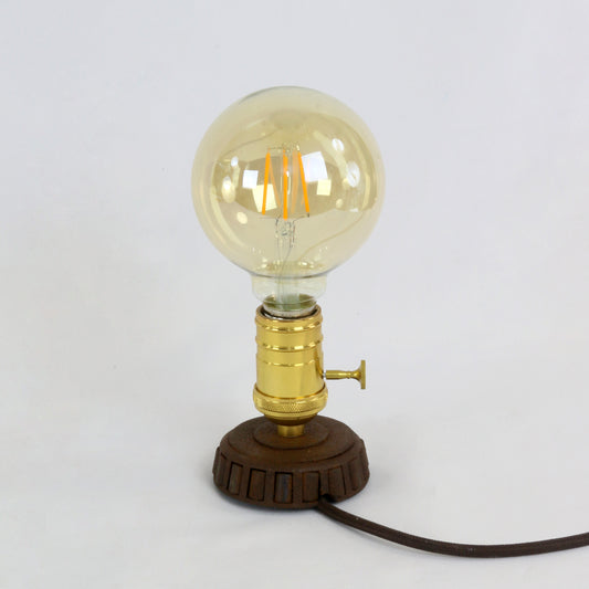 Luminária Sucatinha Bocal Dourado