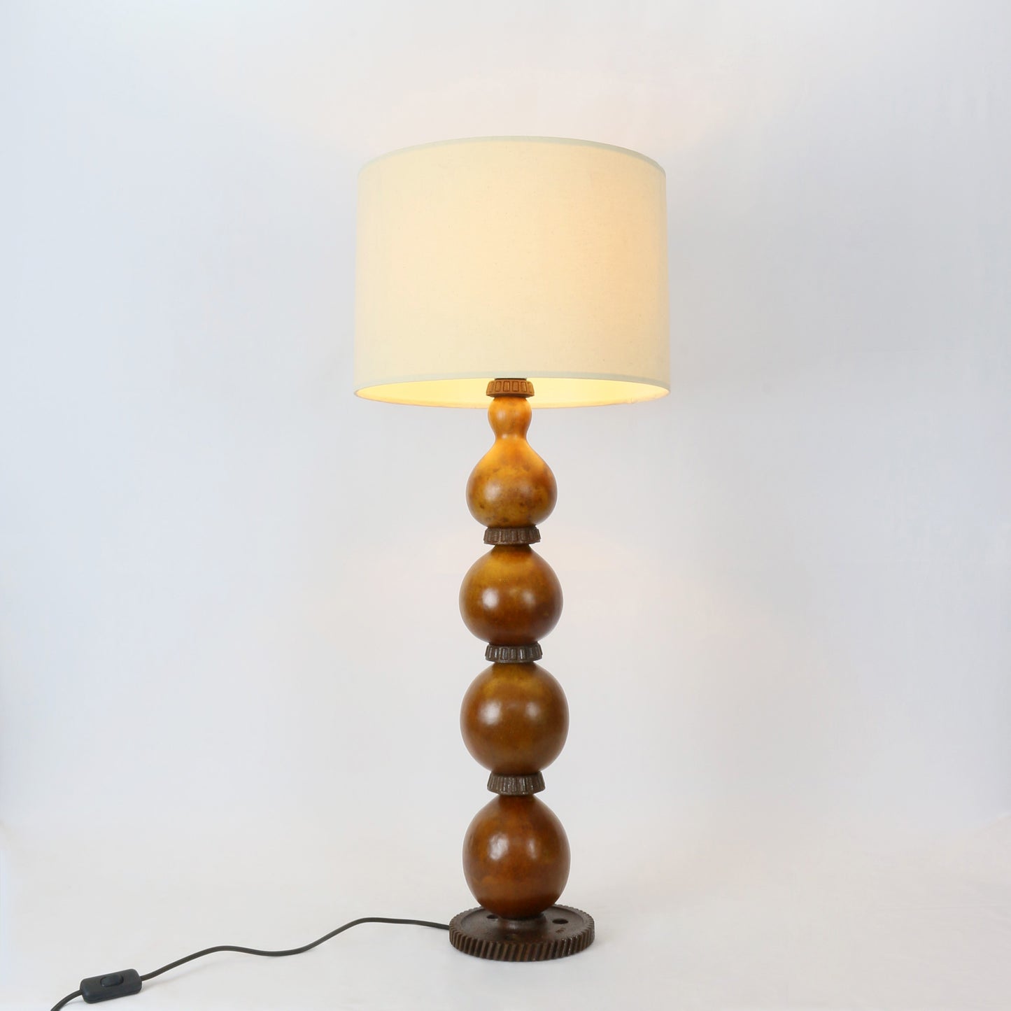 Luminária 4 Cabaças com cúpula